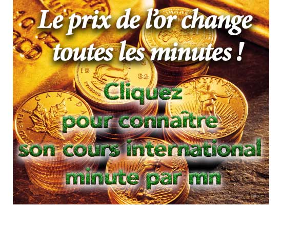 Cours de l'Or